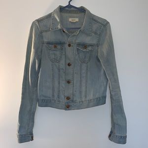Light wash denim jacket